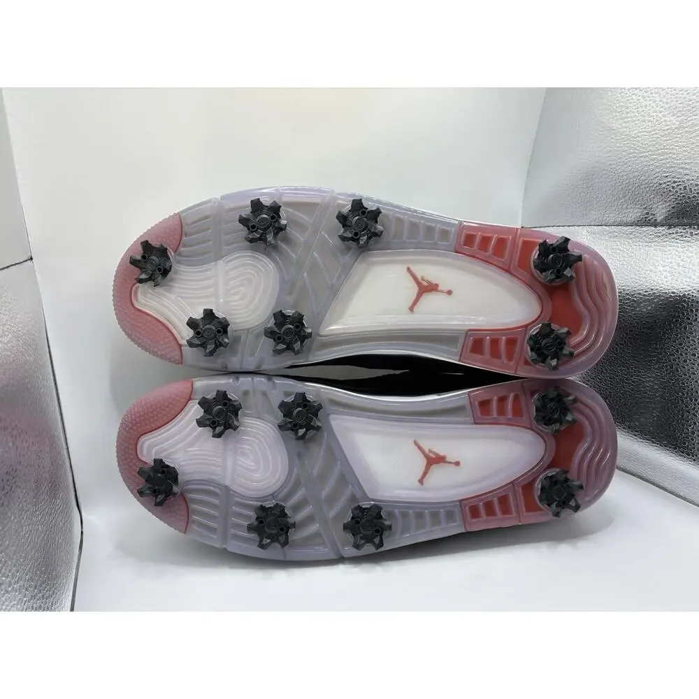 Nike Retro Air Jordan 4 Golf 'Bred' Men's CU9981-002 SZ 12 New With Box PGA Golf